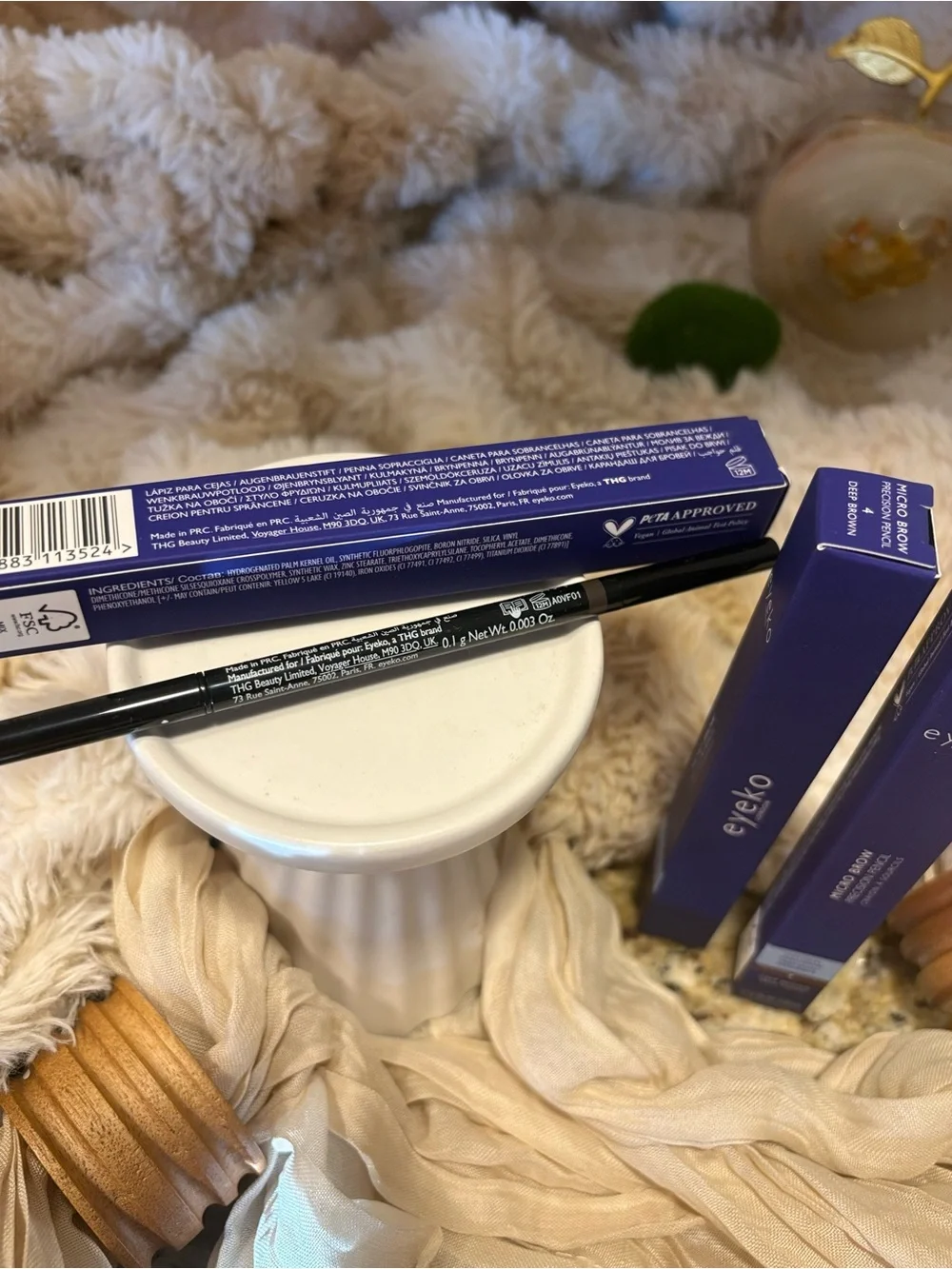 Eyeko Micro Brow Pencil - Deep Brown 4